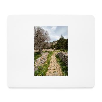 Burgruine des mittelalterlichen Palio Pyli Kos - Mousepad (Querformat) - Weiß - Vorne