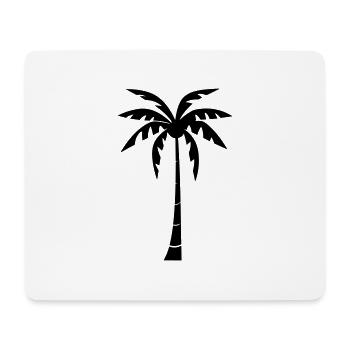 Palme - Mousepad (Querformat) - Weiß - Vorne