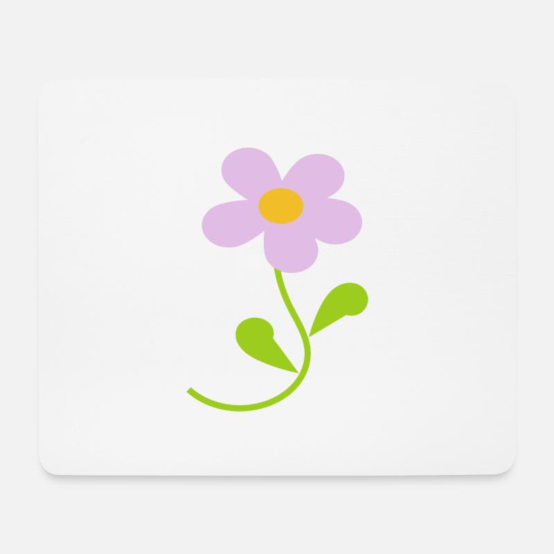 Blume pastell Blume Blumen pastell Blumen flieder - Mousepad (Querformat) - Weiß