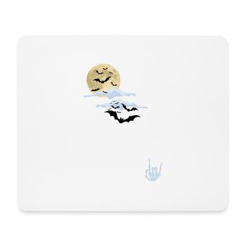 Halloween rockt - Mousepad (Querformat) - Weiß - Vorne