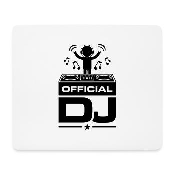 Dj Turntables - Mousepad (Querformat) - Weiß - Vorne