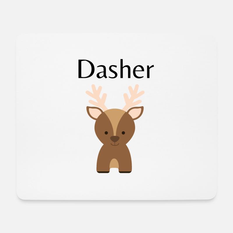 Dasher - Mouse Pad (horizontal) - white