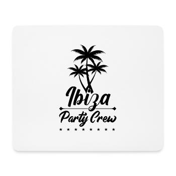 ibiza party crew - Mousepad (Querformat) - Weiß - Vorne
