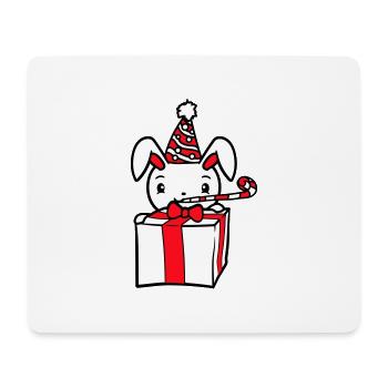Hase Geburtstag Jahre alt Geschenk Tröte Party Hut - Mousepad (Querformat) - Weiß - Vorne
