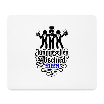 Junggesellen Abschied 2025 Jga Party - Mousepad (Querformat) - Weiß - Vorne