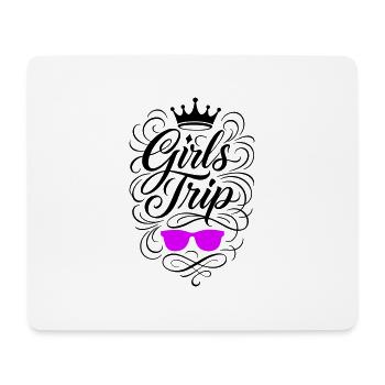 Girls Trip Holiday Travel Girls - Mouse Pad (horizontal) - white - Front