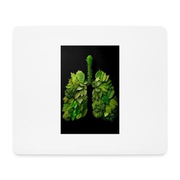 Green Lungs of Nature - Mouse Pad (horizontal) - white - Front