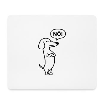 No! - Mouse Pad (horizontal) - white - Front