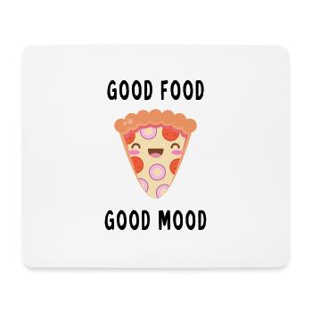 Good food good mood bonne nourriture bonne humeur - Tapis de souris (format paysage) - blanc - Devant