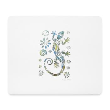 Gecko No1 - Mousepad (Querformat) - Weiß - Vorne