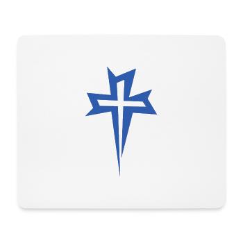 CRUZ AZUL - Mousepad (Querformat) - Weiß - Vorne