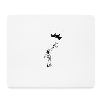 Crown Artist Graffiti - Mouse Pad (horizontal) - white - Front
