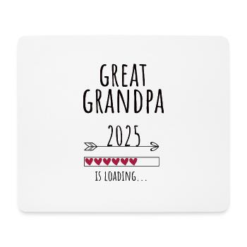 Schwangerschaft Uropa Babyglück Geschenk - Mousepad (Querformat) - Weiß - Vorne