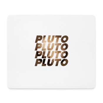 Conception de Pluton - Tapis de souris (format paysage) - blanc - Devant