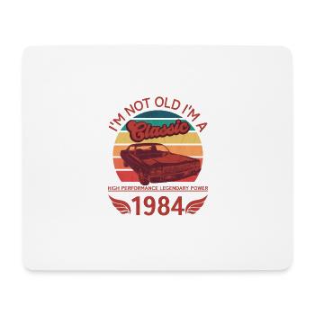 Ich bin nicht alt, ich bin ein Klassiker - Mousepad (Querformat) - Weiß - Vorne