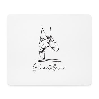 Primaballarina - Mousepad (Querformat) - Weiß - Vorne