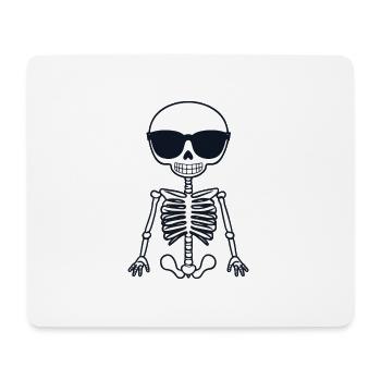 Skeleton Halloween Cool - Mouse Pad (horizontal) - white - Front