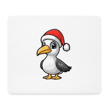 Pelikan Vogel Weihnachten Christmas - Mousepad (Querformat) - Weiß - Vorne