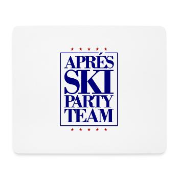 Apres Ski Party Team - Mousepad (Querformat) - Weiß - Vorne