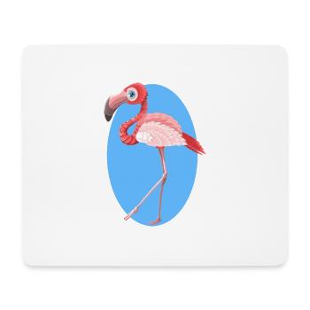 flamingo - Mouse Pad (horizontal) - white - Front