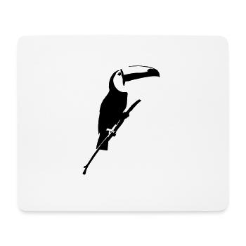 Toucan - Mouse Pad (horizontal) - white - Front