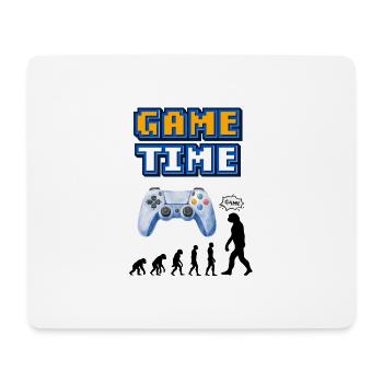 Game Time Retro Controller Entwicklung - Mousepad (Querformat) - Weiß - Vorne