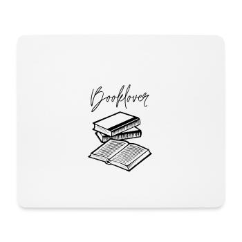 Booklover - Mousepad (Querformat) - Weiß - Vorne