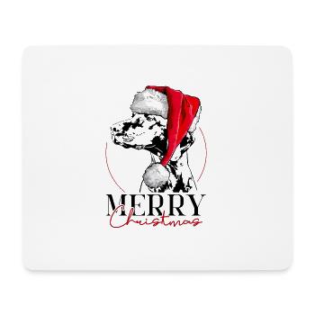 Santa MAGYAR VIZSLA Chiens de Noël Chien Wilsigns - Tapis de souris (format paysage) - blanc - Devant