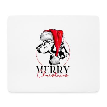 ALPINE DACHSBRACKE Chien de Noël Wilsigns - Tapis de souris (format paysage) - blanc - Devant