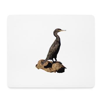 Cormorant - Mouse Pad (horizontal) - white - Front