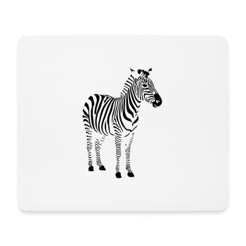 zebra - Mouse Pad (horizontal) - white - Front