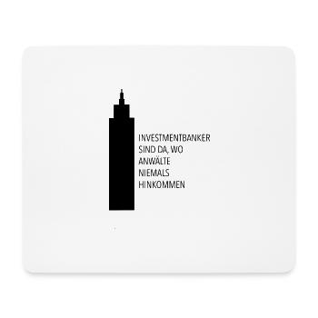 Geschenk Investmentbanker Anwälte - Mousepad (Querformat) - Weiß - Vorne