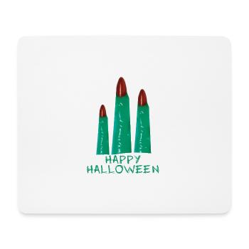 halloween,doigt,joyeux halloween,doigts verts, - Tapis de souris (format paysage) - blanc - Devant