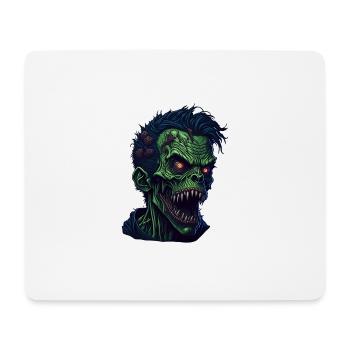 Zombi - Tapis de souris (format paysage) - blanc - Devant