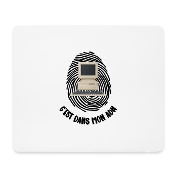 mon adn - Tapis de souris (format paysage) - blanc - Devant