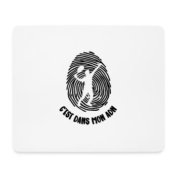 mon adn - Tapis de souris (format paysage) - blanc - Devant
