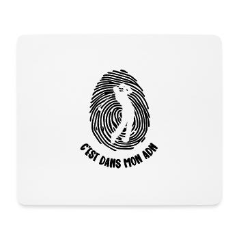 mon adn - Tapis de souris (format paysage) - blanc - Devant