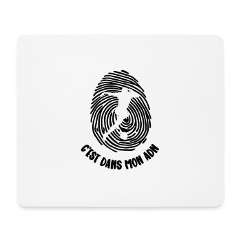 mon adn - Tapis de souris (format paysage) - blanc - Devant