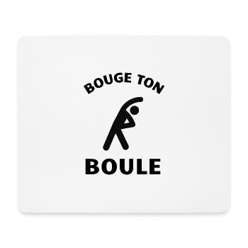bouge ton boule - Tapis de souris (format paysage) - blanc - Devant