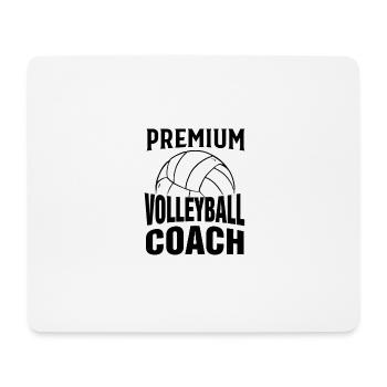 Volleyball Coach - Mouse Pad (horizontal) - white - Front