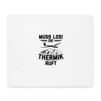 Segelfliegen - Mousepad (Querformat) - Weiß - Vorne