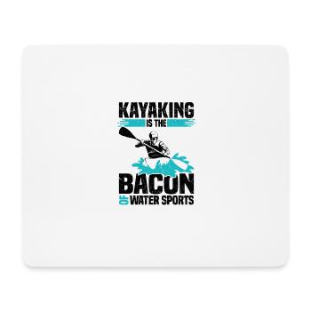 Kajak - Mousepad (Querformat) - Weiß - Vorne