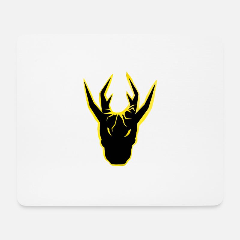 Horrorwesen "Quathunder" - Mousepad (Querformat) - Weiß