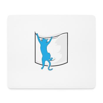 cat in your pocket - Mouse Pad (horizontal) - white - Front