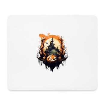 Halloween-Szene - Mousepad (Querformat) - Weiß - Vorne