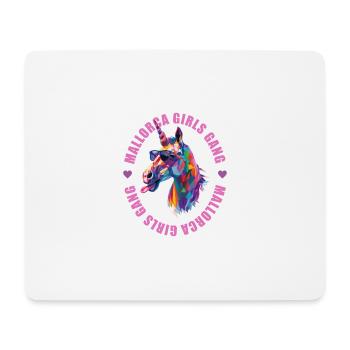Majorque Girls Gang Team Licorne - Tapis de souris (format paysage) - blanc - Devant