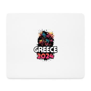 Greece 2024 Holiday Travel Colorful - Mouse Pad (horizontal) - white - Front
