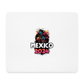 Mexiko 2024 Urlaub Reise Bunt - Mousepad (Querformat) - Weiß - Vorne