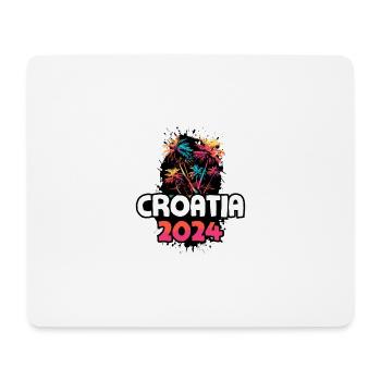 Croatia 2024 Holiday Travel Colorful - Mouse Pad (horizontal) - white - Front