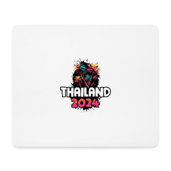 Thailand 2024 Vacation Travel Colorful - Mouse Pad (horizontal) - white - Front